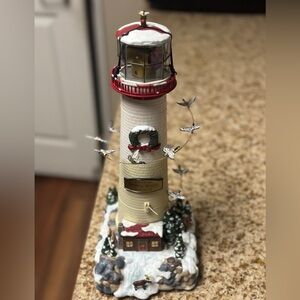 North Lodge Mr.Christmas Lighthouse.